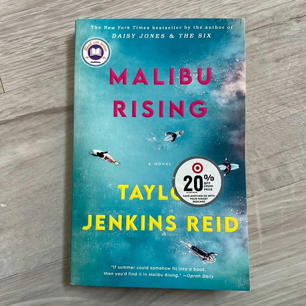 Malibu Rising by Taylor Jenkins Reid Paperback Book